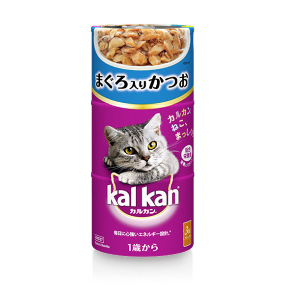  缶タイプ まぐろ入りかつお