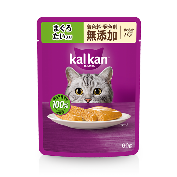  パウチタイプ やわらかパテ まぐろ たい入り
